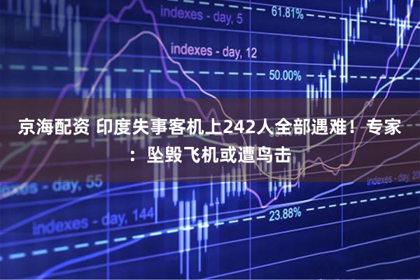 京海配资 印度失事客机上242人全部遇难！专家：坠毁飞机或遭鸟击