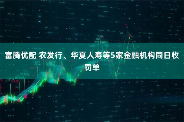 富腾优配 农发行、华夏人寿等5家金融机构同日收罚单