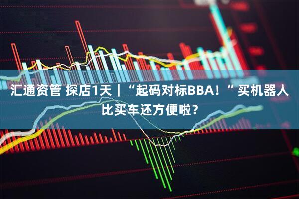 汇通资管 探店1天｜“起码对标BBA！”买机器人比买车还方便啦？